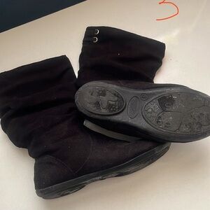 Kids Black Boots